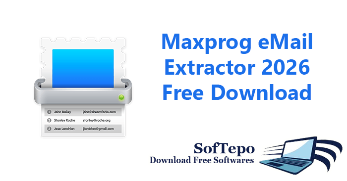 Maxprog eMail Extractor 2026 Free Download